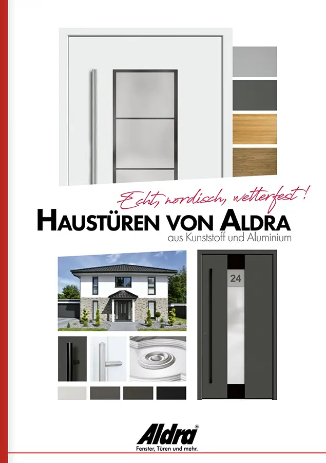 Aldra-Haustüren: Echt, nordisch, wetterfest
