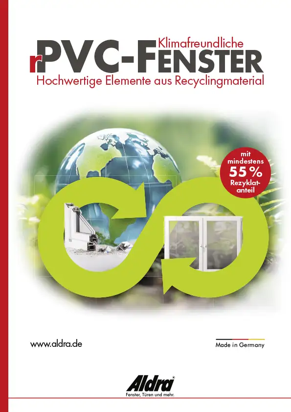 Aldra-Kunststoff-Fenster aus Recycling-PVC